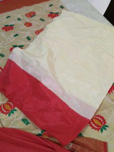 Stunning Floral Silk Sari...