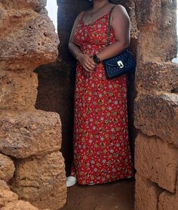 Floral Print Maxi Dress