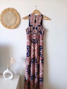 London Times Printed maxi Dress