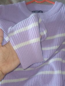 Striped Knit Sweater