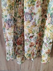 Floral Chiffon Maxi Dress