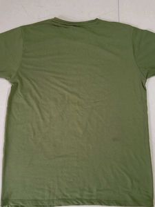 Olive Graphic Print Tee
