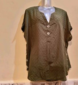 Size XL/XXL 🎁Buy 2 Get 1 Free🎁Olive Green Top