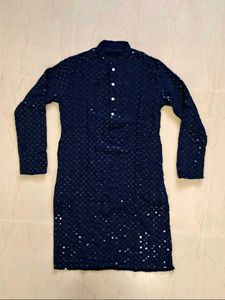 Men&#39;s Dark Blue Kurta