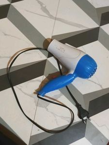 Blue &amp; White Hair Dryer