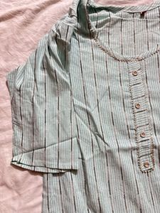 Cotton Kurta Plazo Set