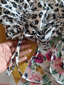 Floral Print Crop Top