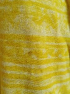 Yellow Printed Tank Top