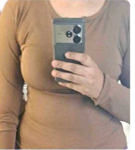 Brown Long Sleeve Top