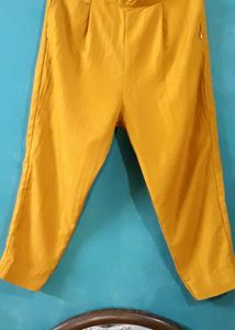 Yellow PANT SUIT WITH DUPATTA