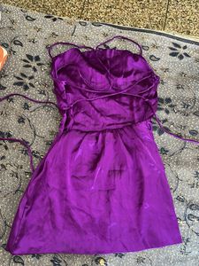 Purple Mini Dress