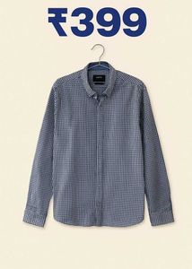 Checked Long Sleeve Shirt