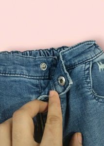 ¾ Jeans Shorts For Baby Boy