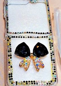 Rhinestone Bow Samsung ZFlip5 Phone Case