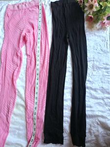 combo Pink Crochet stockings