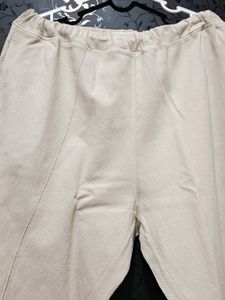 oversized Beige T-Shirt and Joggers set