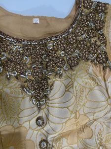 Elegant Floral Anarkali Gown