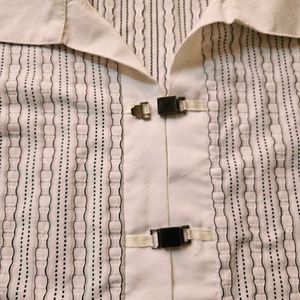 Striped Stylish Button-Up Shirt