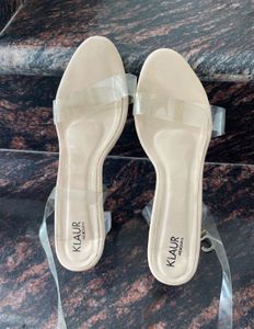 transparent heels