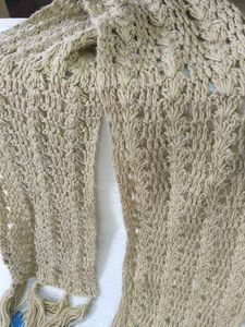 Crochet Knit Scarf