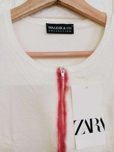 T-shirt with Red Detail
