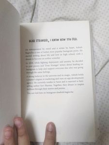 Dear Stranger, I Know How You Feel - Book