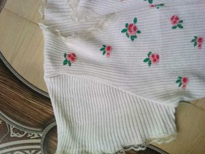 Floral Ribbed Cardigan
