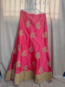 Pink Embroidered Lehenga Choli