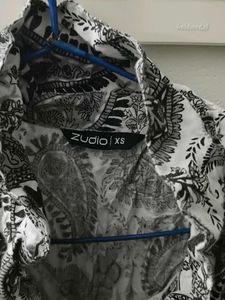 Paisley Print Mini Shirt Dress