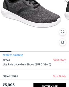 Crocs Unisex Comfort Sneakers