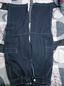 Blue Cargo Pants