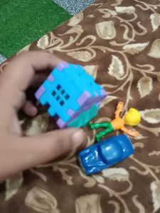 Aquaman Figure with Toy Car