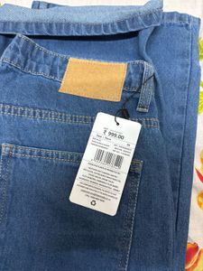 Shein blue Wide Leg Jeans