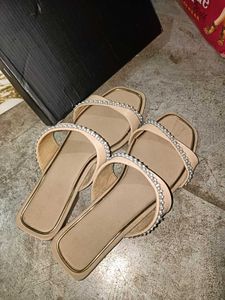 Elegant Pearl Embellished Sandals