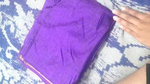 Purple Color Silk Saree🟣🟪☂️
