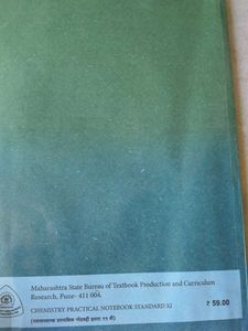 Maharashtra Board 11th Chemistry Practical Book