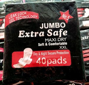 Jumbo Extra Safe Maxi Dry  ( XXL ) Combo ( 40 Pads )