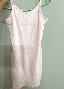 Pink Slip Dress