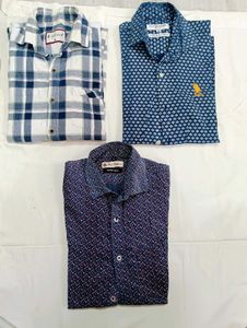 M Size Boys Shirys Pack Of Three