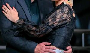 Black Lace Fabric Piece