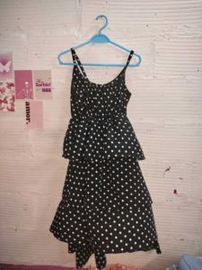 Polka Dot Tiered Dress
