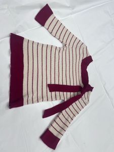 Red And White Top