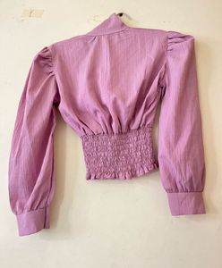 Chic Puff Sleeve Crop Top