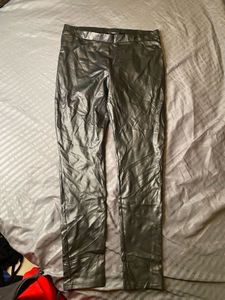 glossy leather bottoms