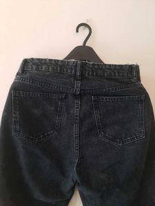 Zara Charcoal Mom fit denim