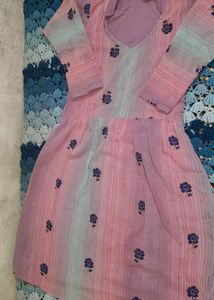 Floral Print Kurta with Skirt Set