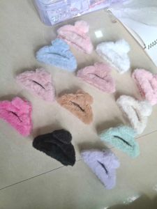 Cute Fuzzy Claw Clips Set Of 2 [any Color]