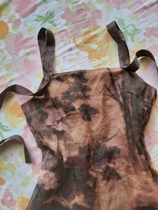 Pinteresty Brown Mini Dress