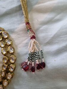 Kundan Necklace And Earrings Set
