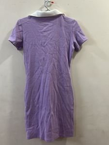 Purple Polo Mini Dress
